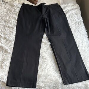 Banana Republic slim fit non iron black pinstripe dress pants 33/30